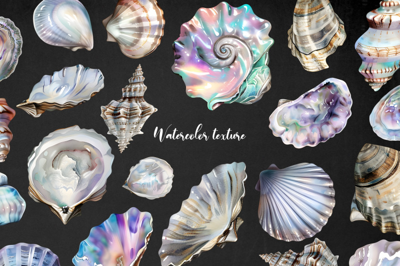 watercolor-pearl-shell-clipart-mother-of-pearl-shells-28-png