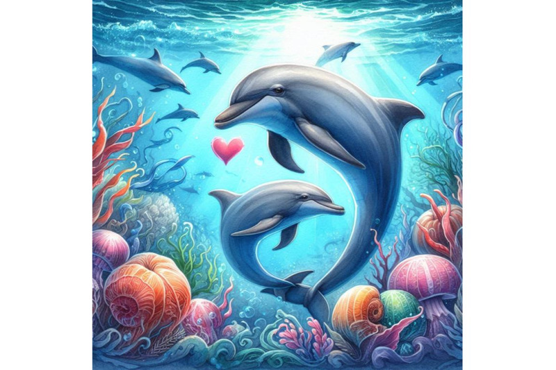 a-bundle-of-love-dolphins-in-the-deep-sea