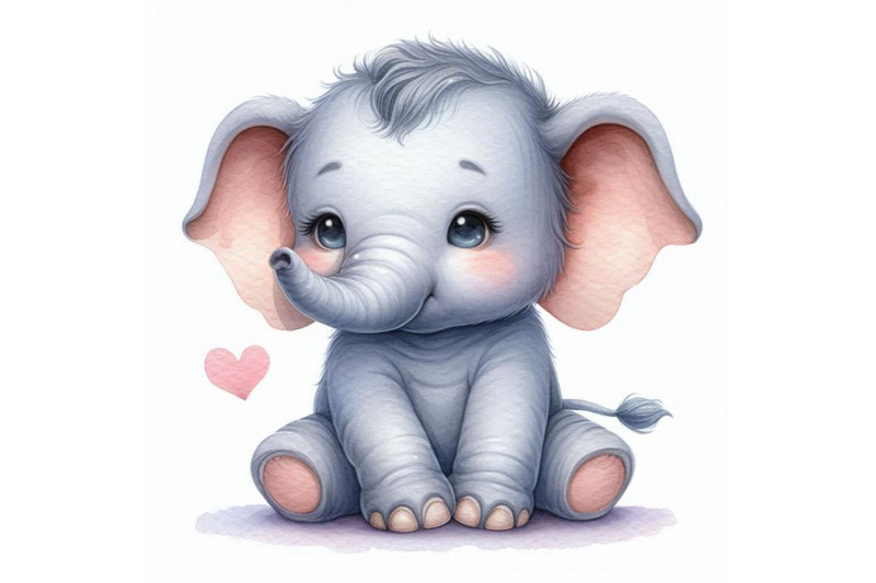 a-bundle-of-cute-baby-elephant-cartoon-sittin