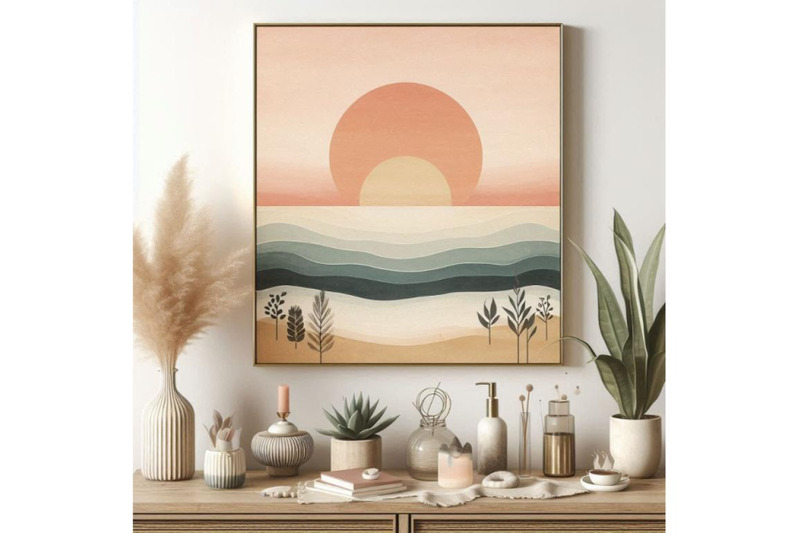 01-mid-century-sunset-print-boho-minima