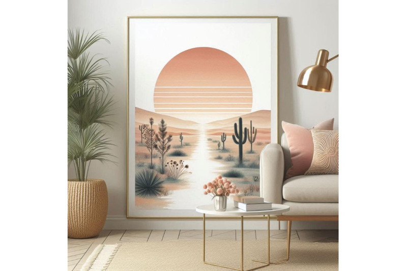 01-mid-century-sunset-print-boho-minima