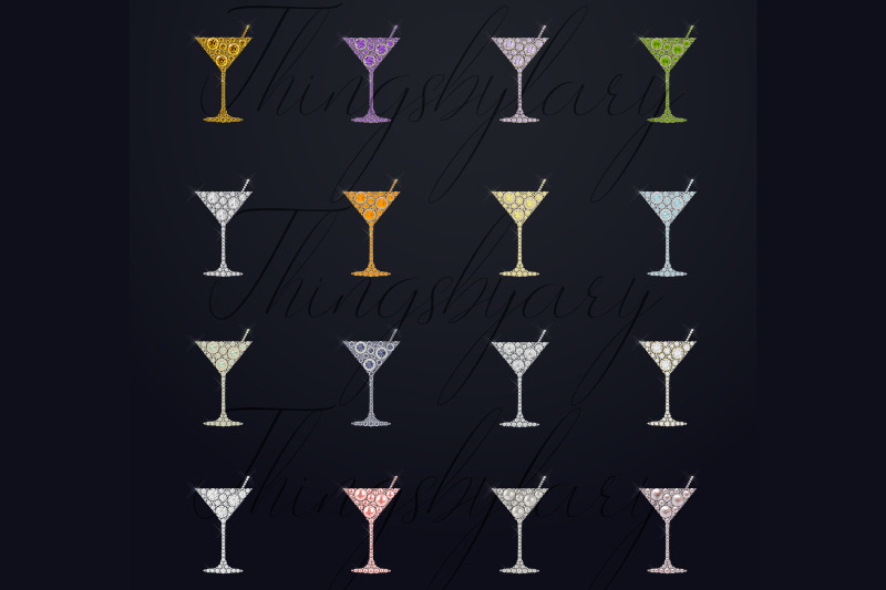 32-diamond-pearl-gemstone-martini-cocktail-glass-png-images