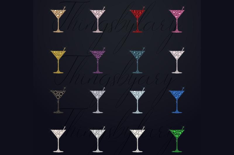 32-diamond-pearl-gemstone-martini-cocktail-glass-png-images