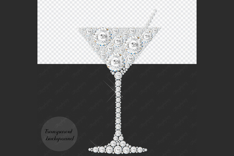 32-diamond-pearl-gemstone-martini-cocktail-glass-png-images