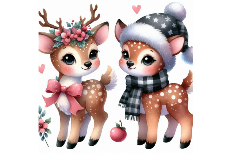 02-cute-deer-cartoon