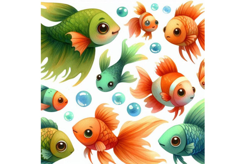 02-cute-green-fish