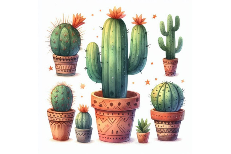 02-watercolor-illustration-cactus-cartoon-orange