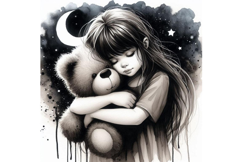 03-a-girl-hugging-a-teddy-bear