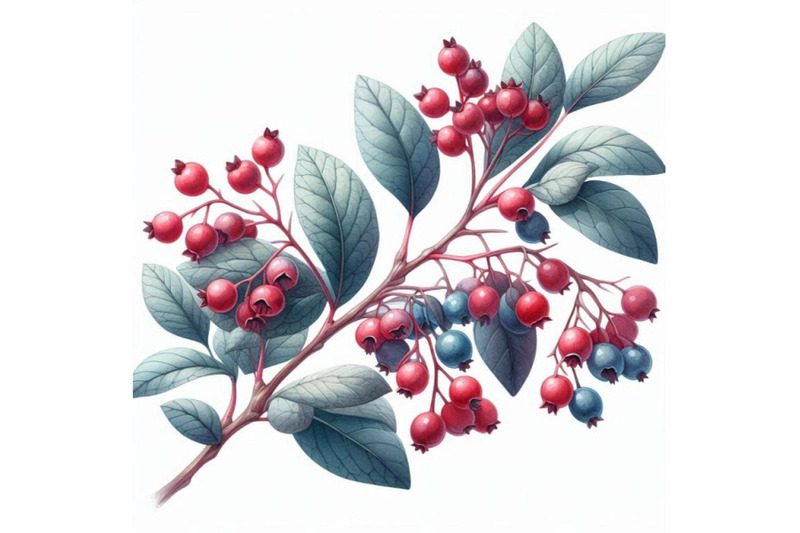 03-cowberries-branch-with-seven-berries