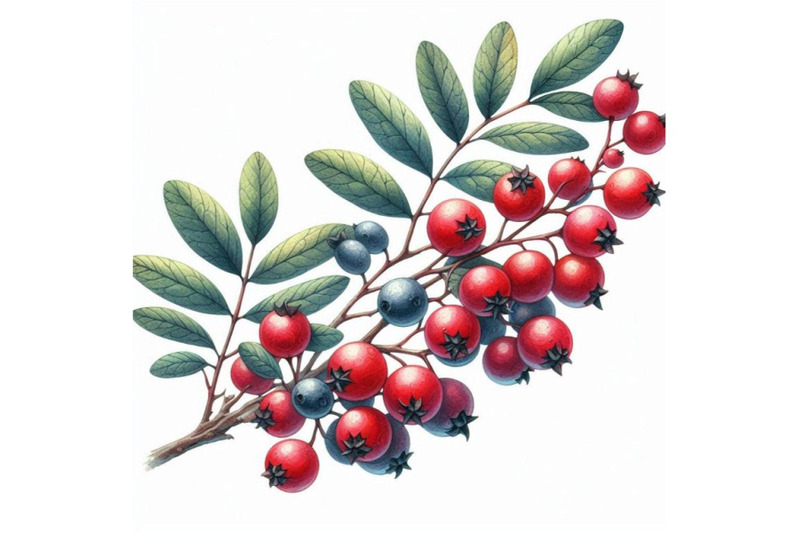 03-cowberries-branch-with-seven-berries