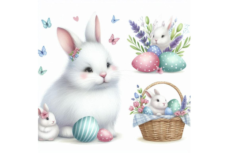 a-bundle-of-cute-white-easter-bunny-rabbit-v