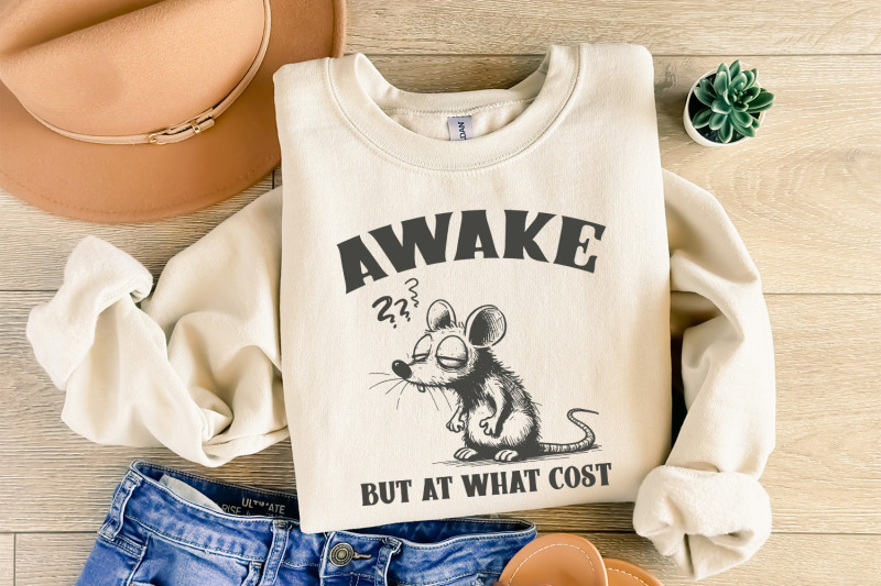 awake-but-at-what-cost-funny-rat-amp-opossum-meme-png-sarcastic-vintage-graphic-tee-design-mental-health-svg-digital-download