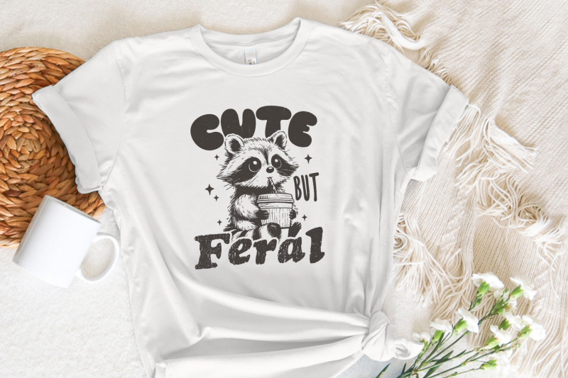 cute-but-feral-raccoon-png-svg-funny-sarcastic-quote-vintage-snarky-sublimation-design-adult-humor-summer-retro-shirt-feral-girl-clipart