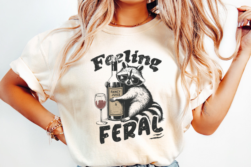 funny-raccoon-shirt-png-feeling-feral-digital-download-sarcastic-trash-panda-design-feral-t-shirt-graphic-adult-humor-art