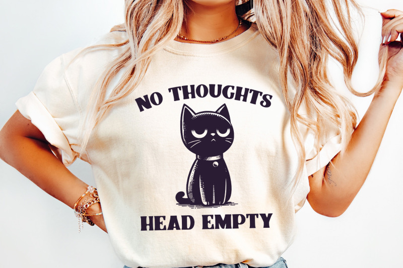 no-thoughts-head-empty-black-cat-kawaii-funny-black-kitty-holographic-digital-download-cat-meme-png