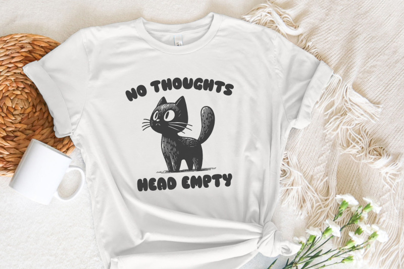 no-thoughts-head-empty-black-cat-kawaii-funny-black-kitty-holographic-digital-download-cat-meme-png-svg