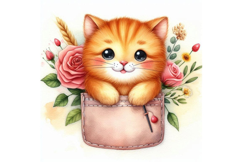 a-bundle-of-a-cute-orange-cat-in-a-pocket