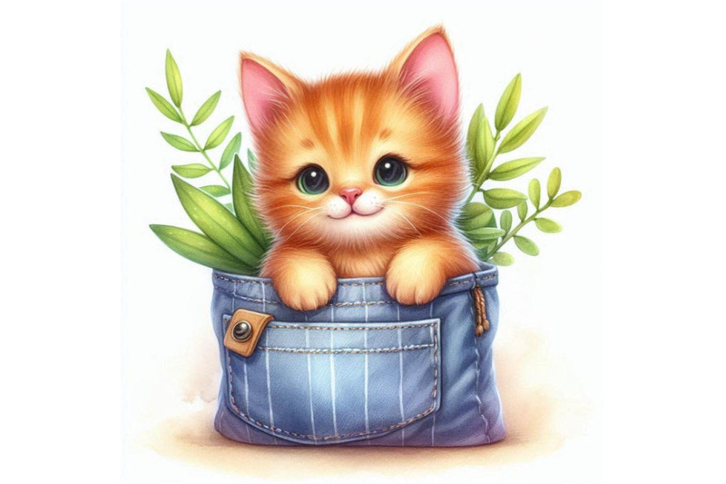 a-bundle-of-a-cute-orange-cat-in-a-pocket