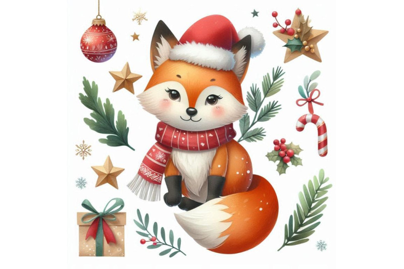 a-bundle-of-vector-cute-christmas-paper-cut