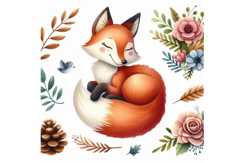 a-bundle-of-cartoon-fox