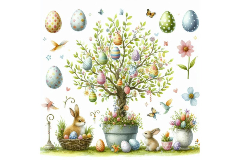 a-bundle-of-easter-plan-concept-tree