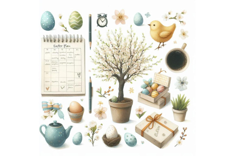 a-bundle-of-easter-plan-concept-tree