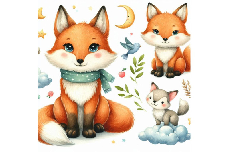 a-bundle-of-cartoon-fox