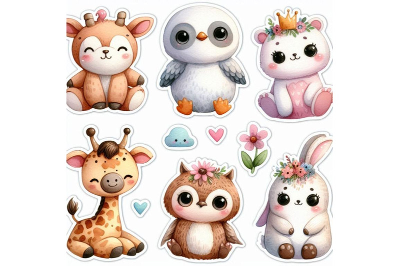 a-bundle-of-cute-animal-stickers