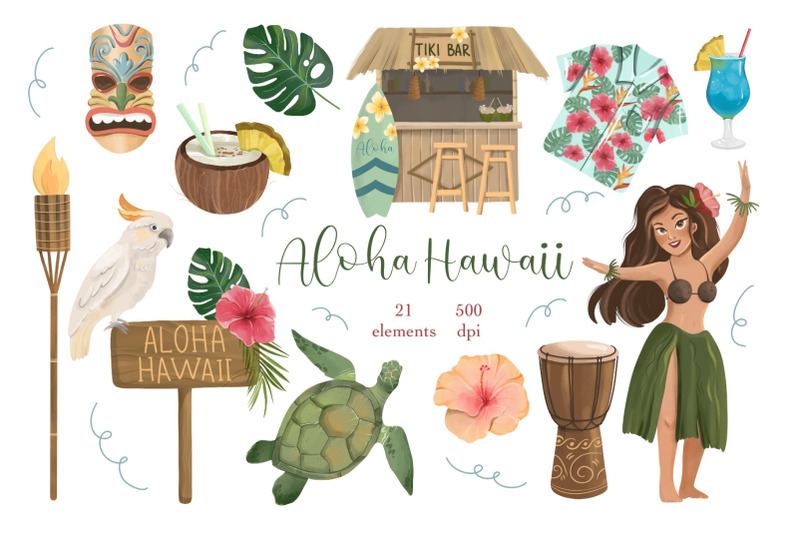 aloha-hawaii-clipart-luau-party-tropical-clipart-hawaii-island-beach