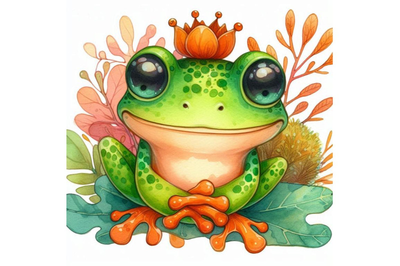 bundle-of-cute-green-frog