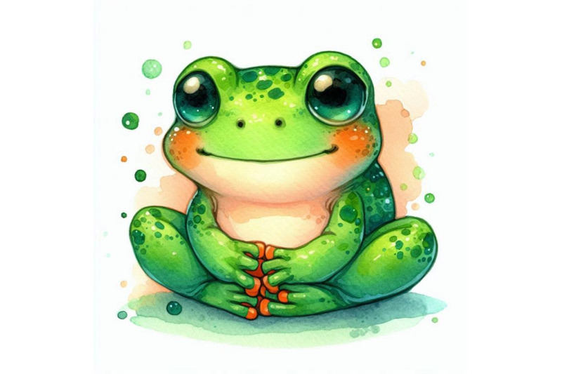 bundle-of-cute-green-frog