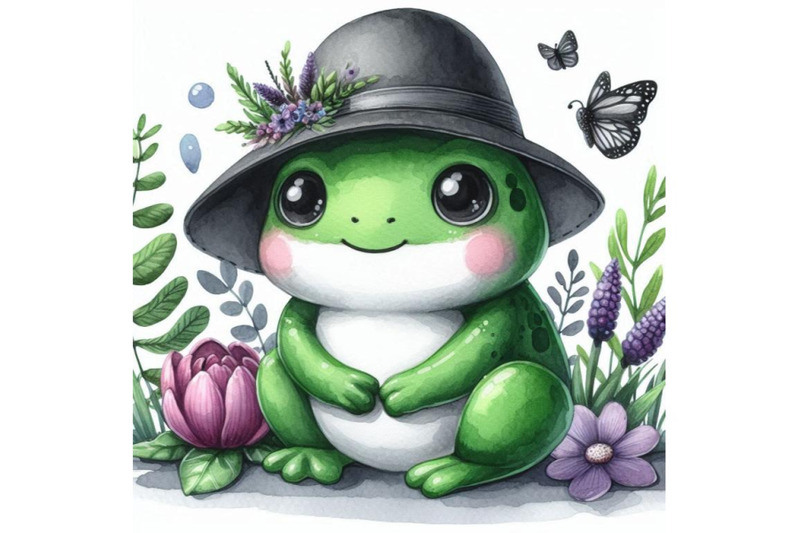 03-cute-green-frog-character