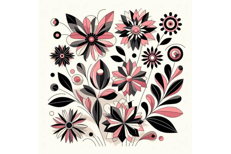 a-bundle-of-retro-spring-flowers-stylized-abs