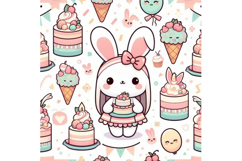 a-bundle-of-cute-little-bunny-girl-with-cake