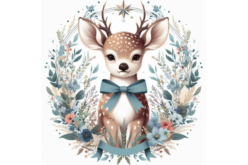 a-bundle-of-baby-deer-with-the-blue-ribbon-s