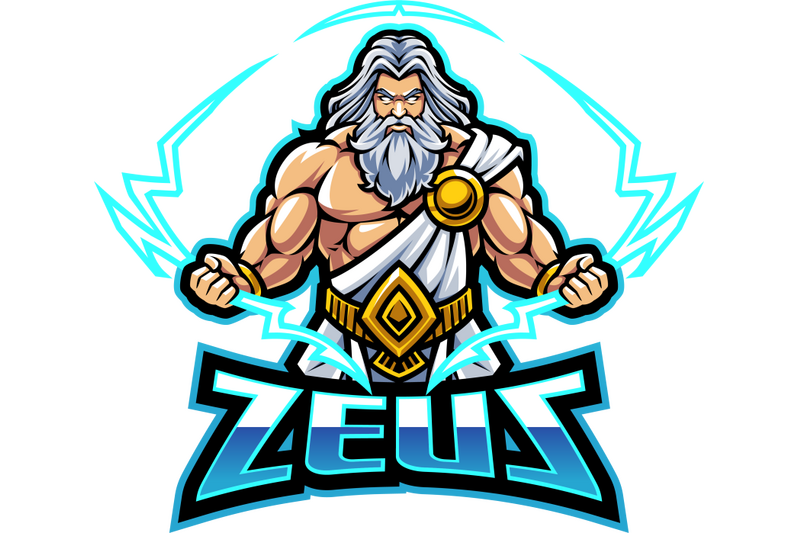 zeus-esport-mascot-logo-design