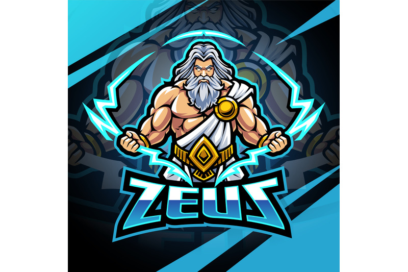 zeus-esport-mascot-logo-design