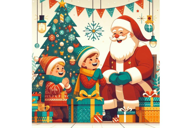 a-bundle-of-kids-meet-santa-during-christma