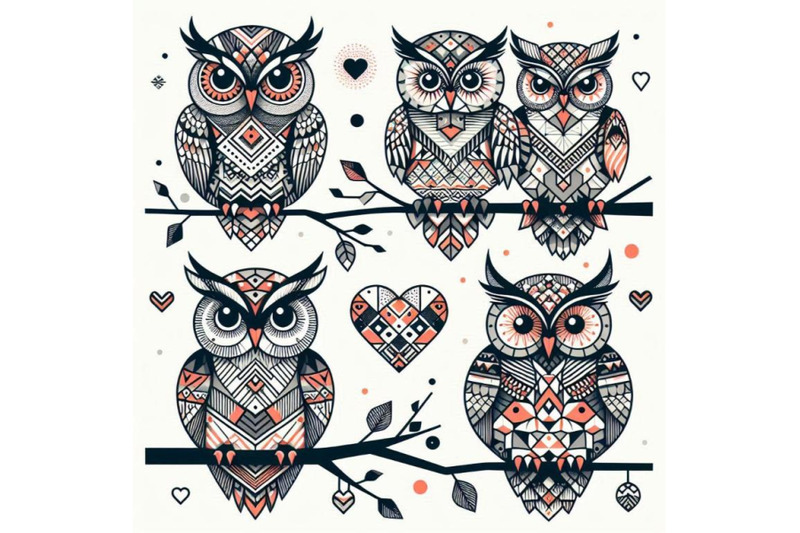 a-bundle-of-owls-in-love-sitting-on-branch