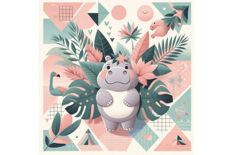 a-bundle-of-tropical-summer-hippo