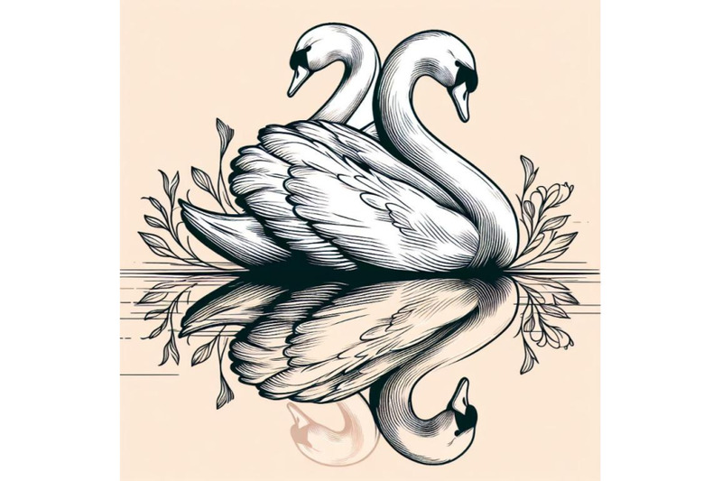 swan-reflections-a-swan