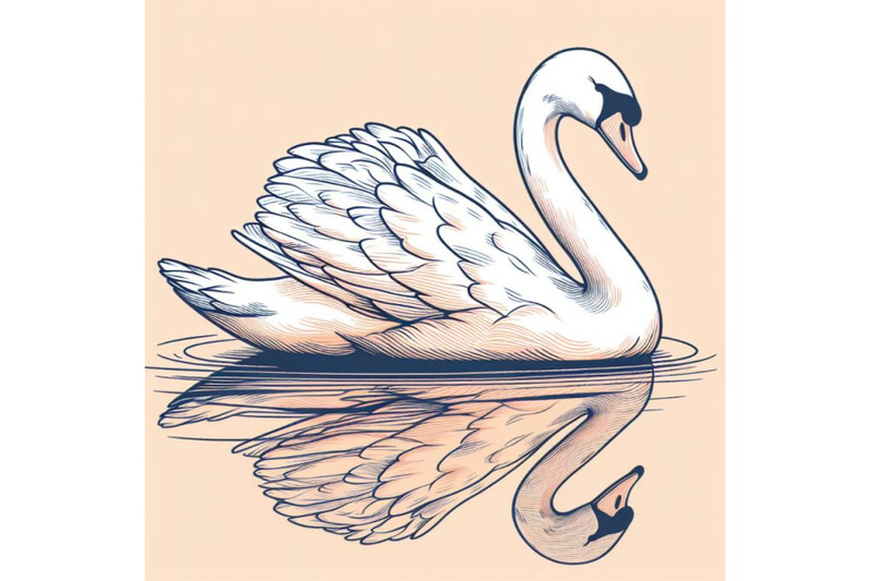 swan-reflections-a-swan