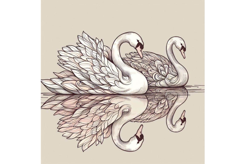 swan-reflections-a-swan