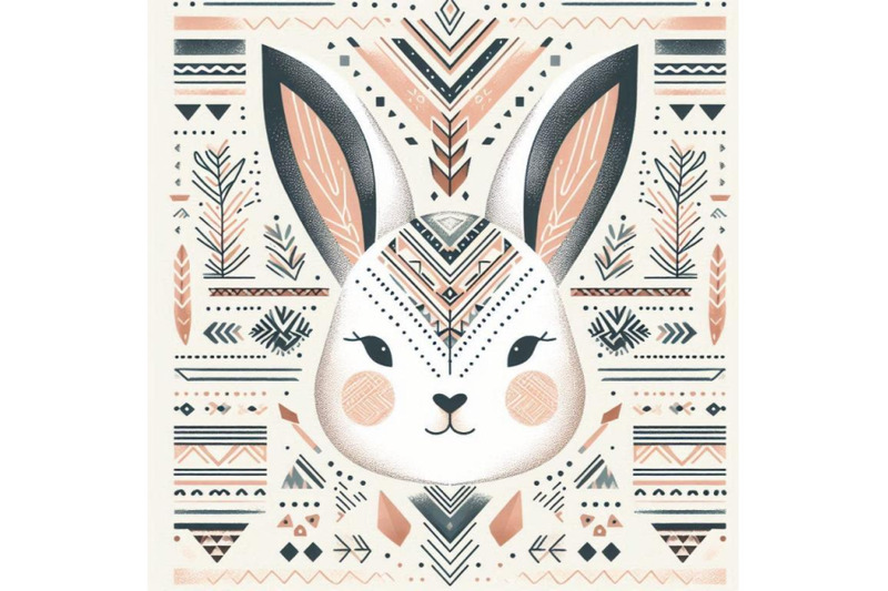 a-bundle-of-tribal-face-bunny