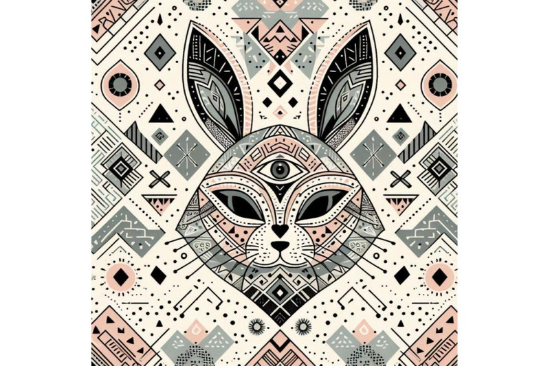 a-bundle-of-tribal-face-bunny