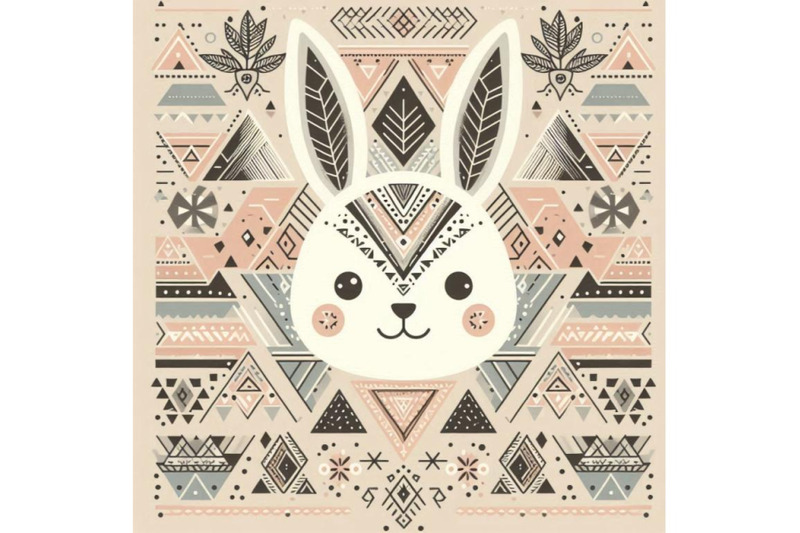 a-bundle-of-tribal-face-bunny