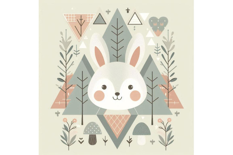 a-bundle-of-cute-rabbit-woodland