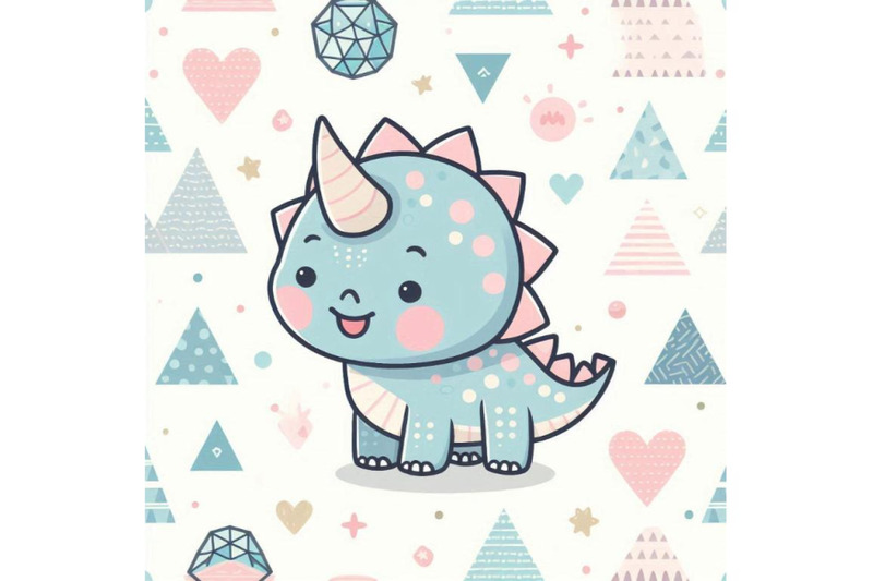 a-bundle-of-cute-baby-triceratops-cartoon