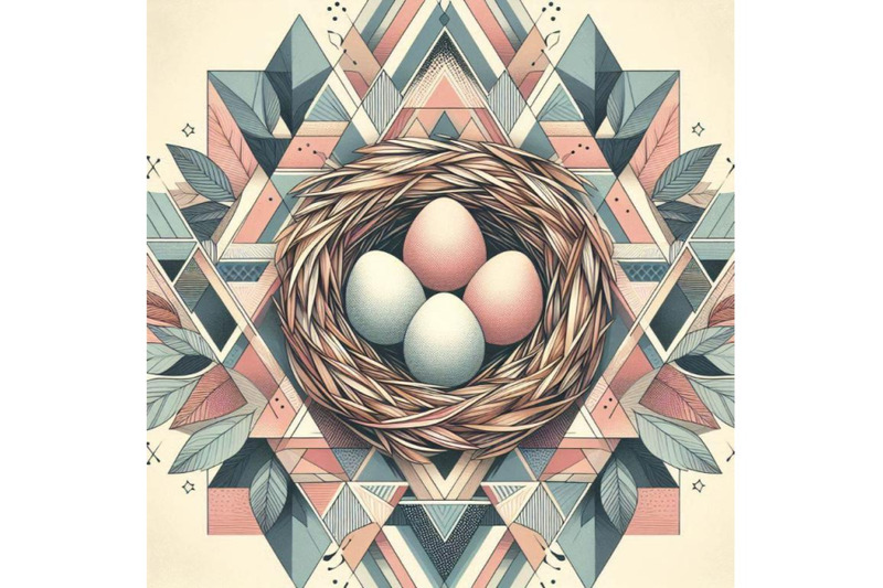 a-bundle-of-art-bird-nest-with-eggs