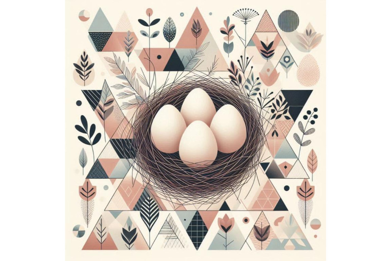 a-bundle-of-art-bird-nest-with-eggs